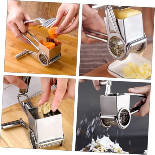 Rallador Giratorio Manual de Queso Acero Inoxidable miniatura 5