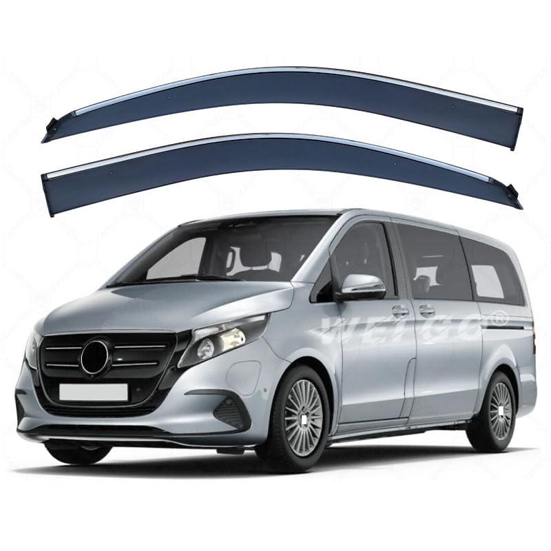 Déflecteurs de vent pour Mercedes EQV W447, pare-pluie voiture pour voyages en famille
