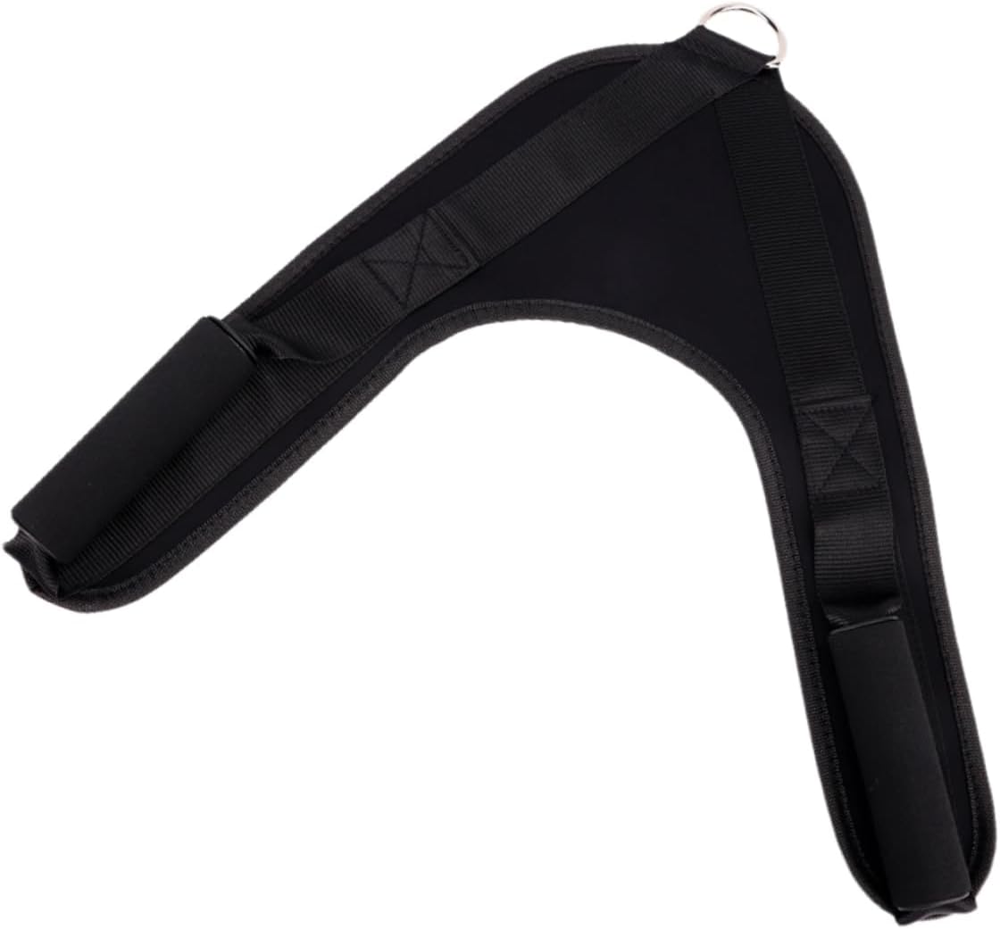 Toyvian Wear Resistant Fitness Tension Belt for Men Women Ergonomic PVC Grip Abdominal Muscle Exercise Strap Nylon Training Stretch Band Easy to Install Suitable for Beginners and Core