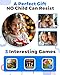 Instant Print Camera for Kids 3-12 Years, Thermal Print Kids Camera Toy is a Surprise Gift for Girls & Boys with 32G SD Card, 48 MP Photo, 1080P Video, 3 Rolls of Photo Paper (Blue)