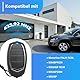 2 x Universal-Garagengriffe, 433,92 MHz – kompatibel mit Motorline Falk MX4SP, MXS4SP, MX5SP, RCM, DSM – 4-K, kabelloser Kloner mit Batterien und Handbuch – kein Original