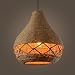 Produktbild GRFH Amerikanische Industrie Hanf Seil Lampe Retro Individualität Seil Kürbis Kreative Bar Tisch Kaffee Restaurant Garment Shop Pendelleuchte