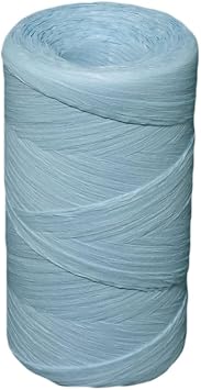 393 Feet Raffia Paper Ribbon, Colored Packing Paper String Craft Raffia Ribbon for Gift Wrapping and DIY Decoration Blue