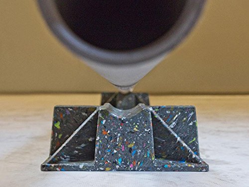 Saddle Support Rooftop Pipe Stand | Pipe Cradle, Sleeper Curb, And Holes For Attaching Strut | Made Of 100% Uv Resistant Recycled Plastic | Heavy Duty And Durable #TOP6