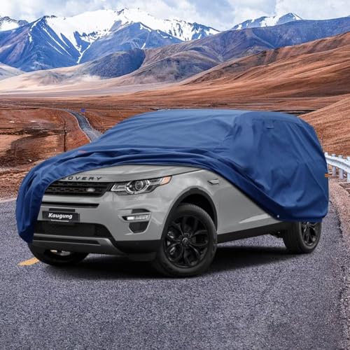 Image of Kaugung Heavy Duty SUV Cover Custom Fit for Land Rover Discovery Sport (2014-2025),Waterproof SUV Car Cover with Anti-Theft Lock,Sun, Rain, Dust & Snow Protection.(USA Warehouse,Within 3-7 Days)