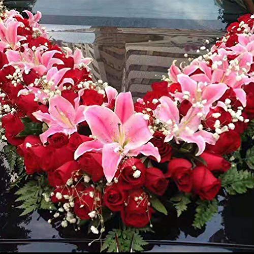 Mousse florale cœur pour décoration de mariage et composition de table L - 6