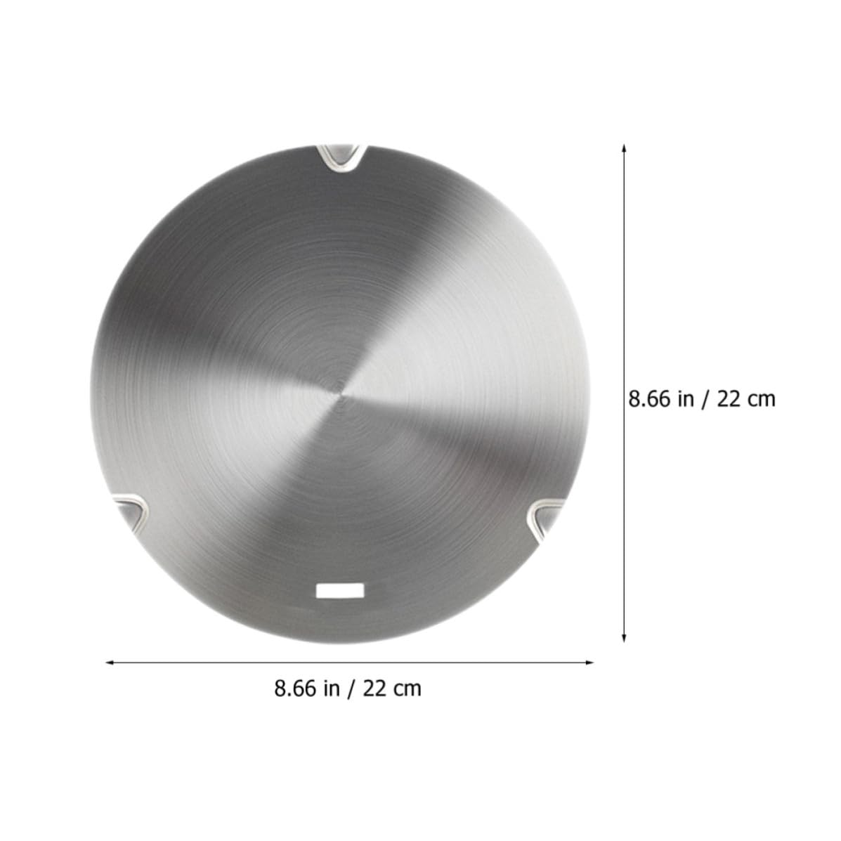 FOMIYES Placa de Conducción de Calor, Disco de Inducción de Cocina, Acero Inoxidable y Aleación de Aluminio, Plata, para Sartenes y Cocina de Inducción, Uso Doméstico