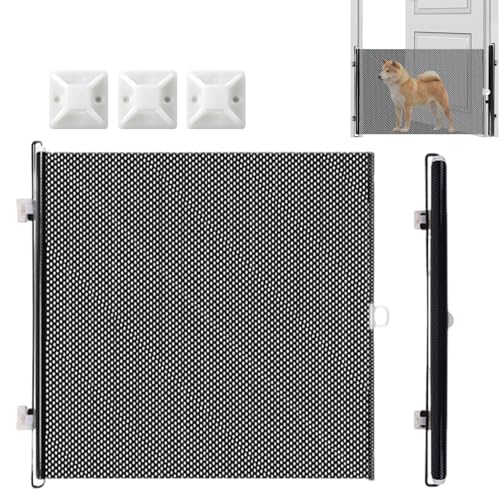 Missmisq Recinto Per Cani Per Scale - Recinto di Sicurezza per Cani di Piccola Taglia - Protezione per Scale Bambini Animali Domestici Soggiorno Area Giochi Accessi Porte Gatti