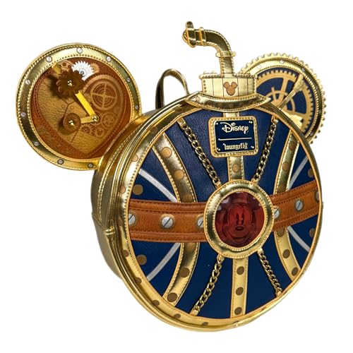 Loungefly Steampunk Mickey Navy and Gold Mini Backpack EXCLUSIVE3