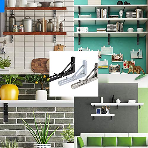 LINVINC Supporto per Mensole - Staffe per Mensole