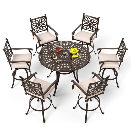 PHI VILLA Cast Aluminum 7-Piece