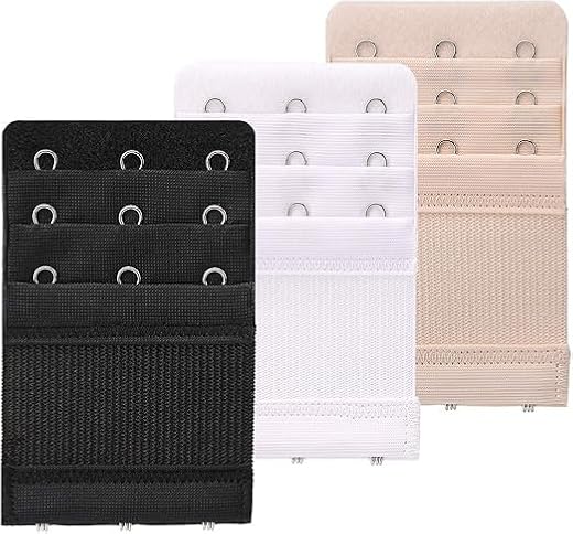 SEFLICA® 3 Pieces Bra Extenders for Women – 3 Hook Bra Extenders For Women, Comfortable Stretchy Bra Extension Straps | Ad...