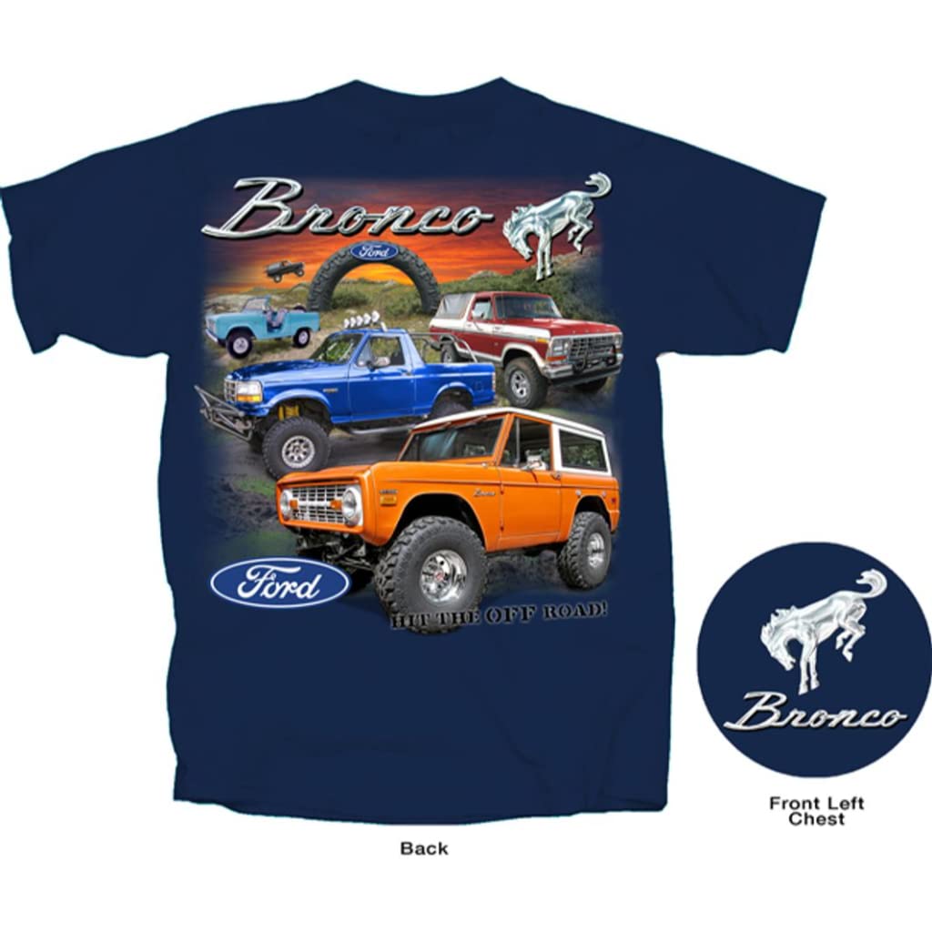 Joe Blow 66-96 Broncos T-Shirt, Navy, Medium