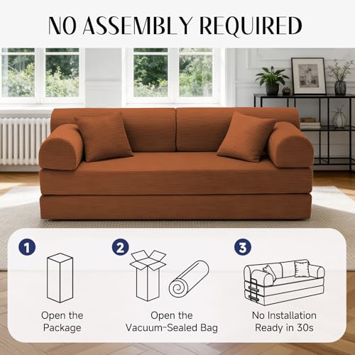 Luxury Velvet Sofa Bed Convertible