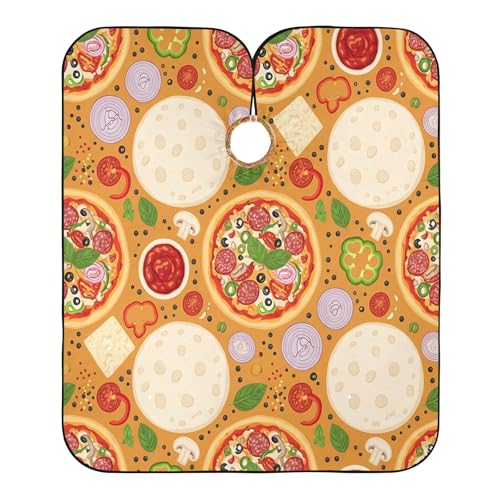 Capa de barbero impermeable para hombres Kigai Pizza Party miniatura 2