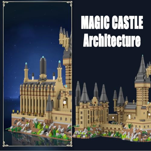 Architecture Set Harry Castle Micro Building Blocks Set(5400PCS) - Architectural Model Toys Gifts for Kid and Adult