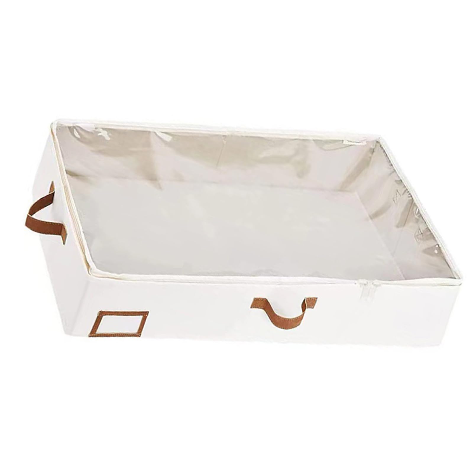HDOYTXXM Underbed Storage Solution for Clothes and Linens Spacious Capacity Clothes Organiser Clear Window Blanket Container Underbed Storage Bin