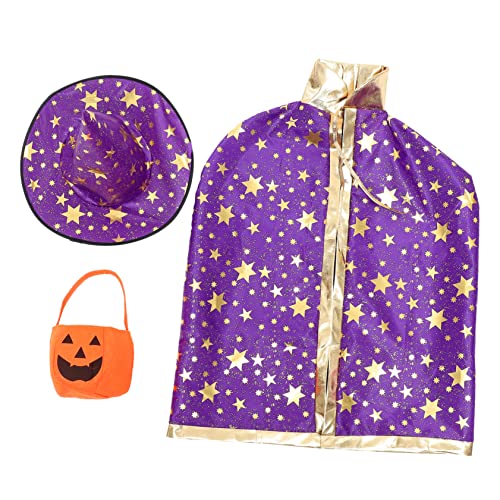 BESPORTBLE Disfraz De Halloween Para Diseño De Estrellas y Sombrero De Calabaza Para Fiestas Rol