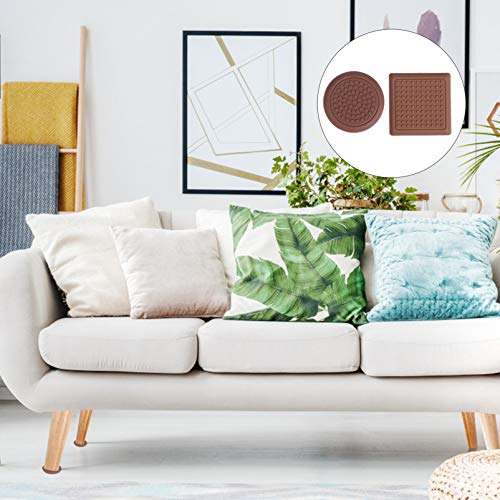 FAVOMOTO 16Pcs Almfadas de Mbília de Sile para Cadeira de Perna Prtetres de PisAut-AdesivAnti-Arranh