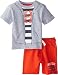 Tommy Hilfiger Baby Boys' Shoreman Tee Set, Grey Heather, 18 Months