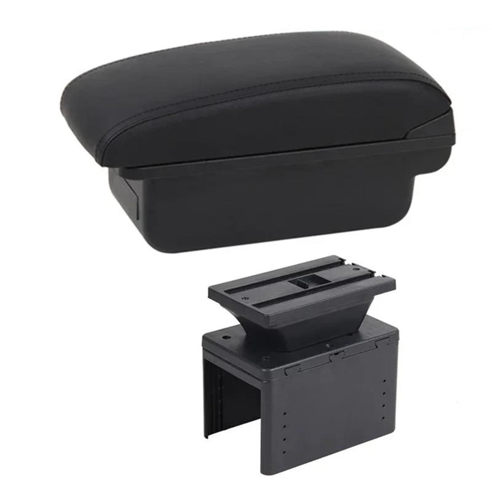 Dtsgcx B1 Black Line For Hyundai I20 2021-2024 Car Armrest Interior Modification Center Storage Box Retrofit Parts(B1 Black Line)