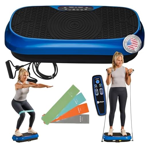 Lifepro Waver Mini Vibration Plate - Whole Body Vibration Platform Exercise Machine - Home & Travel Workout Equipment for Weight Loss, Toning & Wellness - Max User Weight 260lbs