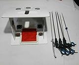 Students Endo Training Box Foldable Practicing Grasper Needle Holder Dissector Instruments Set