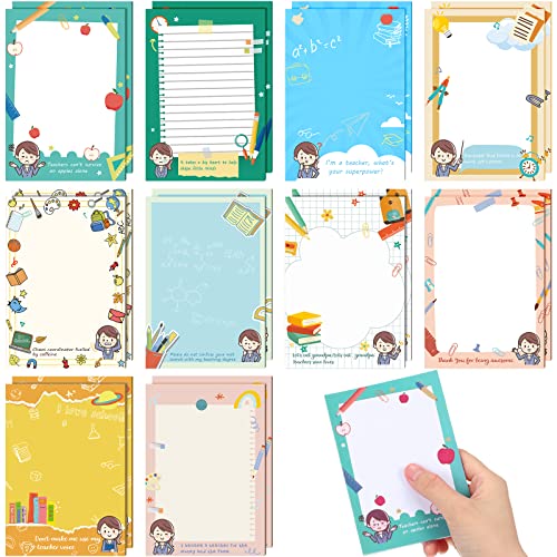 Notizblöcke für Weihnachten, Lehrer, Lehrer, Notizblöcke, Schule, Lehrer, Geschenke, lustiges Bürobedarf, Lehrer, Notiz zum Schreiben, Listen, Zeitpläne, Taschennotizbuch (20 Stück) Cover
