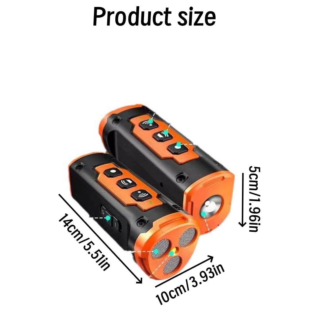 Disuasivos recargables para ladridos de perros con linterna LED, linterna ultrasónica de tres cabezas, repelente de perros, clicker para perros de entrenamiento, silbato para dejar de ladrar