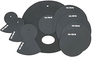 Vic Firth Drum Mute Prepack with Mutes Sized 12, 13, 14, 16, 22", Hi-Hat & 2 Cymbal Mutes