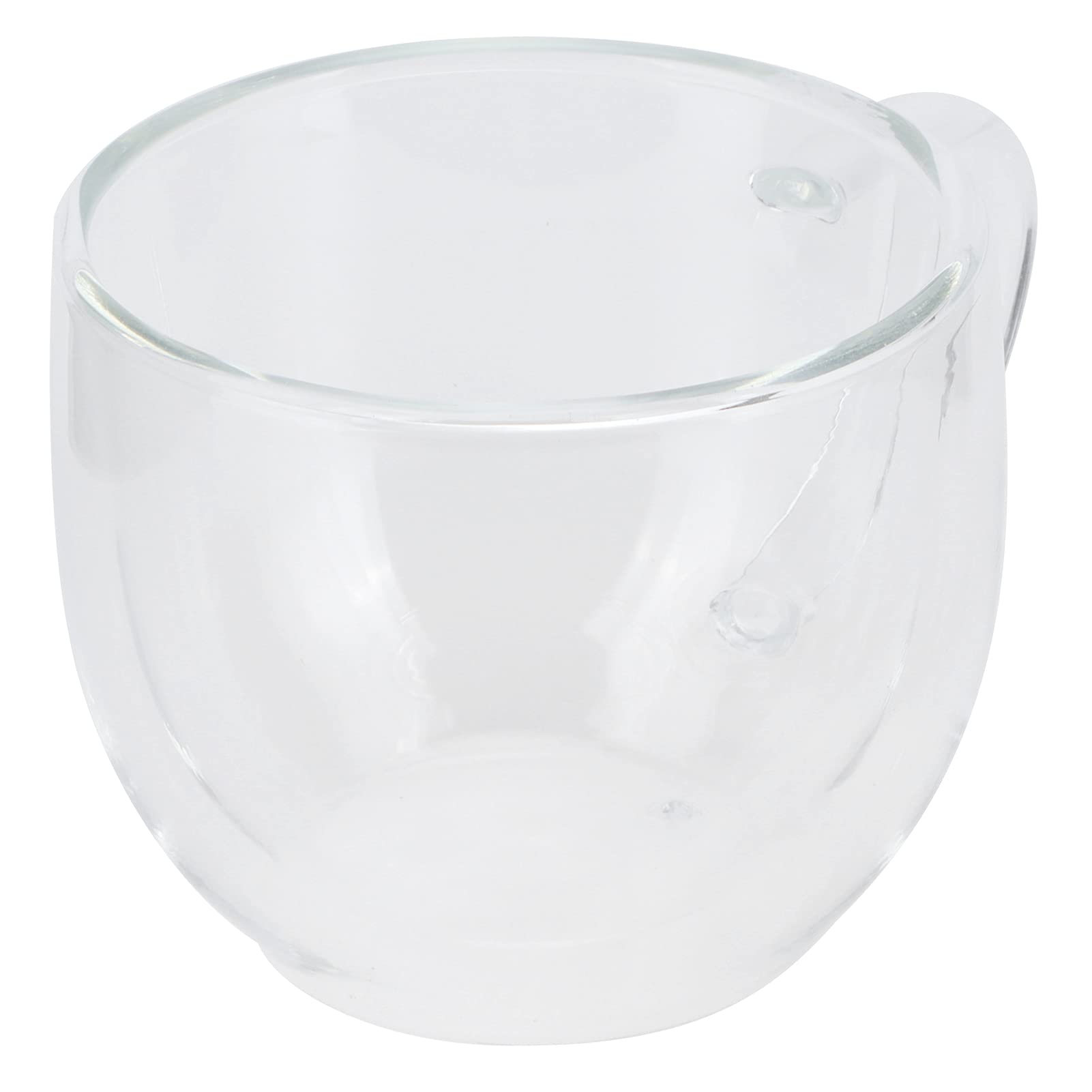 Kitchen Supplies, Drink Cup Transparent with Double‑layer Glass for Coffee Milk Tea for Homes Coffee Shops Hotels, Tea Rooms