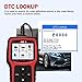 ANCEL AD410 OBD II Vehicle Check Engine Light Scan Tool Automotive Code Reader Auto OBD2 Scanner with I/M Readiness (Black-Red)