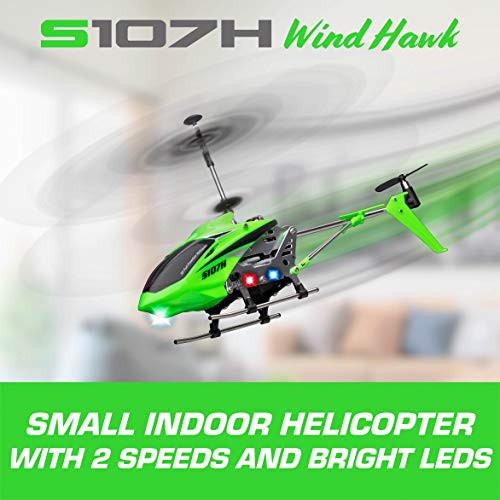 Image of SYMA RC Helicopter for Adults Kids with Altitude Hold, 2 Rechargeable Battery (Green)