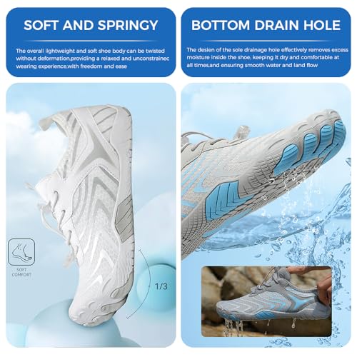 Grounded Barefoot Shoes Footwear for Women Men, Comfortable Breathable Water Shoes, Non-Slip Beach Outdoor Running Sneakers4