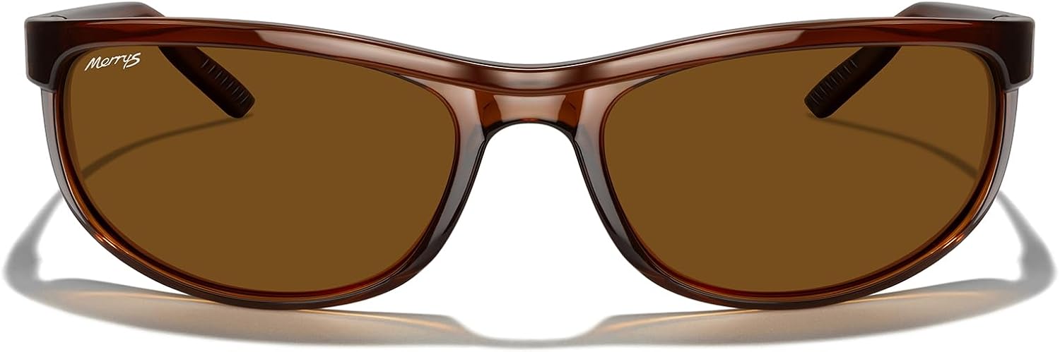 MERRY'S Wrap Around Sport Polarized Sunglasses for Men Women Driving Fishing Cycling Running UV400 Protection S3027 - Image 2