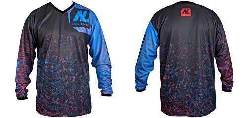 New Legion ultimate Pro Paintball Jersey - dash red/blue - M/L