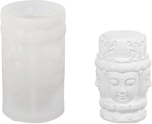 Miniatura 7 de Buddha - Molde de silicona para velas, molde de silicona 3D, hecho a mano, para hacer velas, moldes para hacer velas, pilar de resina, aromaterapia,