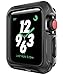 Case For Apple Watch Case 42mm, Cover for iWatch Case 42mm Bumper Screen Protection Shock Absorption Black