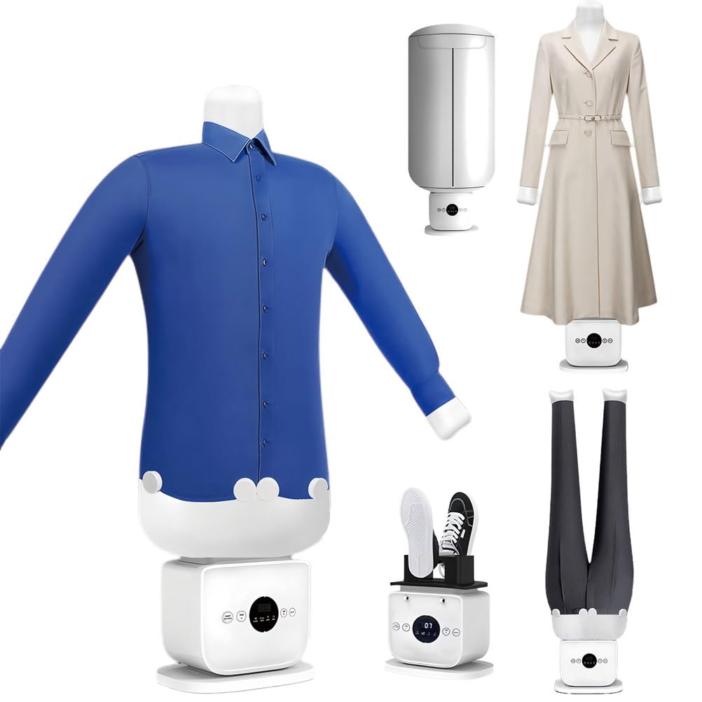 Aironox Portable Automatic Ironing Machine, 8-Minute Quick Steam Iron, 360° No Blind Spots, Ideal for Shirts, Pants, Shoes, Skirts – Efficient Clothes Care Solution
