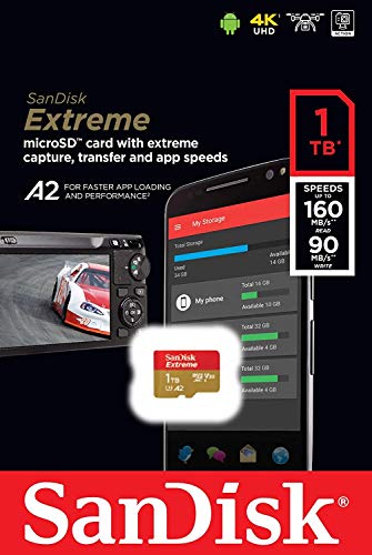 Sandisk Extreme 1Tb Microsd Card For Samsung Phone Works With Galaxy Note 20 Ultra 5G, Note 10+, Note 9 (Sdsqxa1-1T00-Gn6Mn) A2 Bundle With (1) Everything But Stromboli Micro Sdxc Memory Card Reader #TOP1