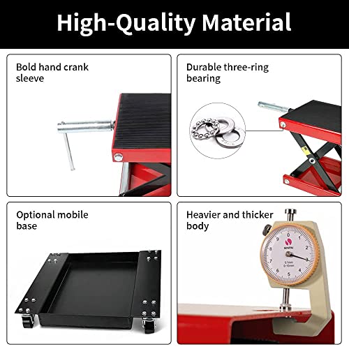 Motorcycle Repair Platform -Okstenck Motorcycle Jack Lift 1102Lbs Capacity Wide Deck Motorcycle Scissor Jack And Stand For Motorcycle Street Bike, Cruiser Touring Motorcycle Lift Repair #TOP3