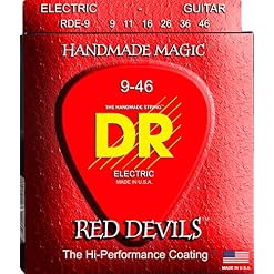 DR E EXRD RDE- 9/46 Extra Red Devils Jeu de cordes pour guitare électrique 9-46 - Les Beatles, Paul McCartney, John Lennon, RIngo Starr, George Harrison