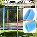 Trampoline Pole Foam Sleeves 6/12 Piece, Trampoline Padding Replacement, 40cm Weather Trampoline Foam Pole Covers for Trampoline Safety Enclosures(6PCS)