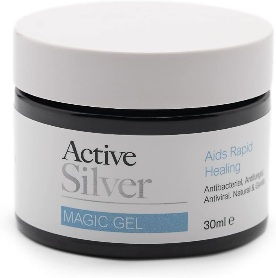 Active Silver Colloidal Silver Magic Gel (30ml), Multipurpose Aloe Vera