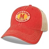 Legacy NCAA Officially Licensed Baseball Hat, Maryland Terrapins, Lightweight Cap for Men & Women, Old Favorite Trucker Adjustable (OFA), Scarlet Trucker, One Size Fits Most, Snapback Closure