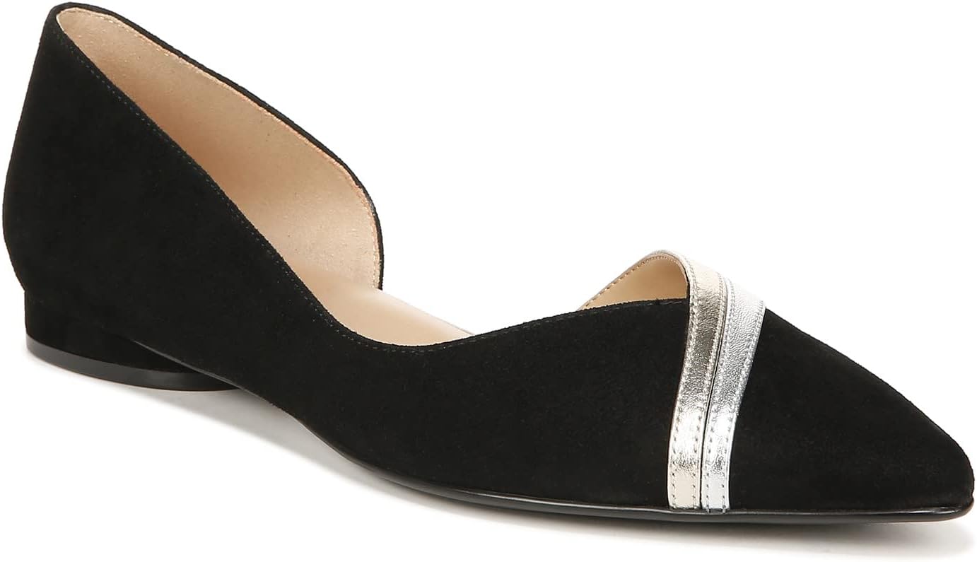 Naturalizer Women's Henrietta D'Orsay Pointed Toe Ballet Flat