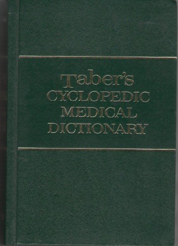 Taber's Cyclopedic Medical Dictionary 0803683065 Book Cover