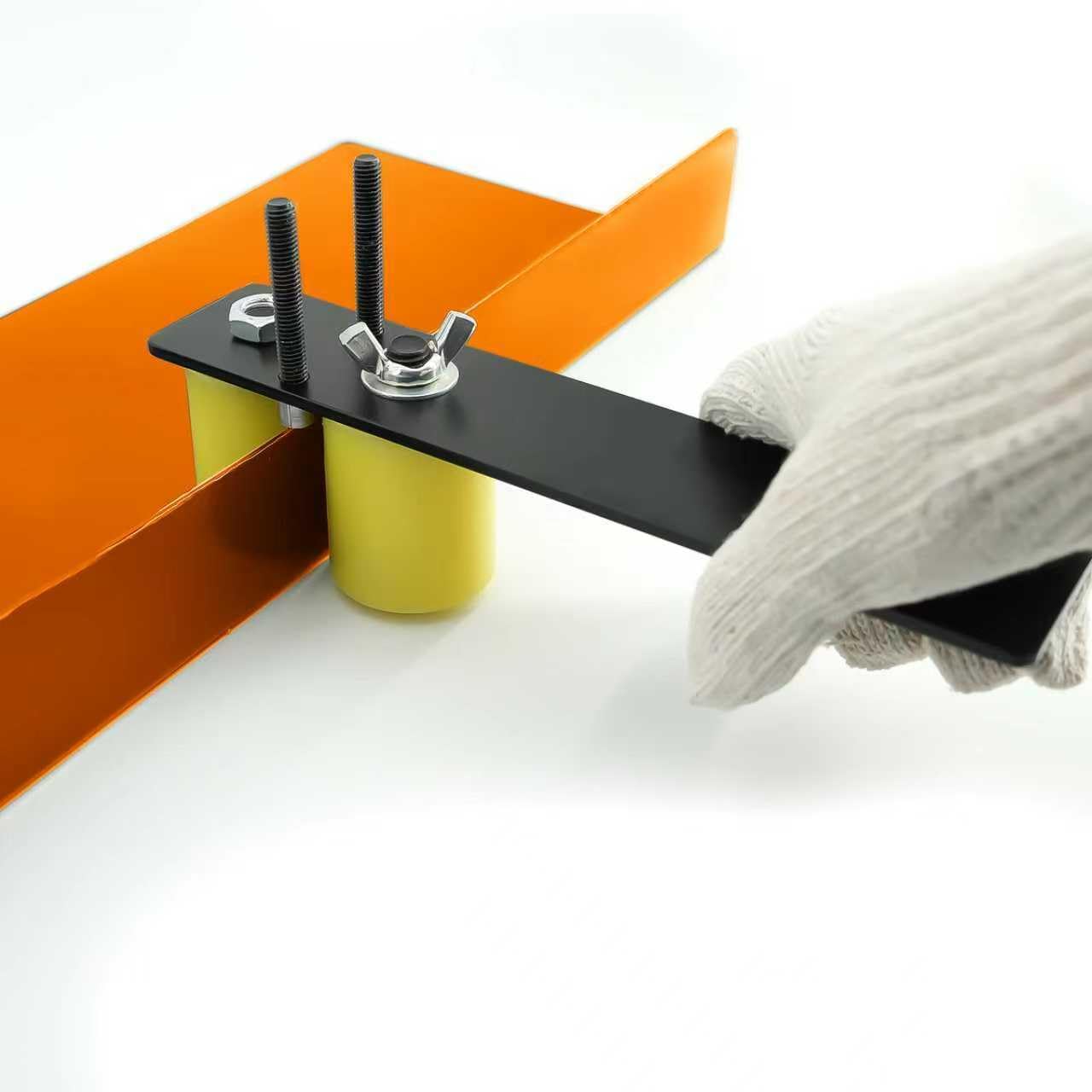 Metal Bender Hand Tool for Roofing – Adjustable 0-90° Sheet Metal Roller Bender, Edge Roller & Bead Roller, Portable Heavy-Duty Sheet Metal Tools for Standing Seam Roof Panels – Dobladora de Metal