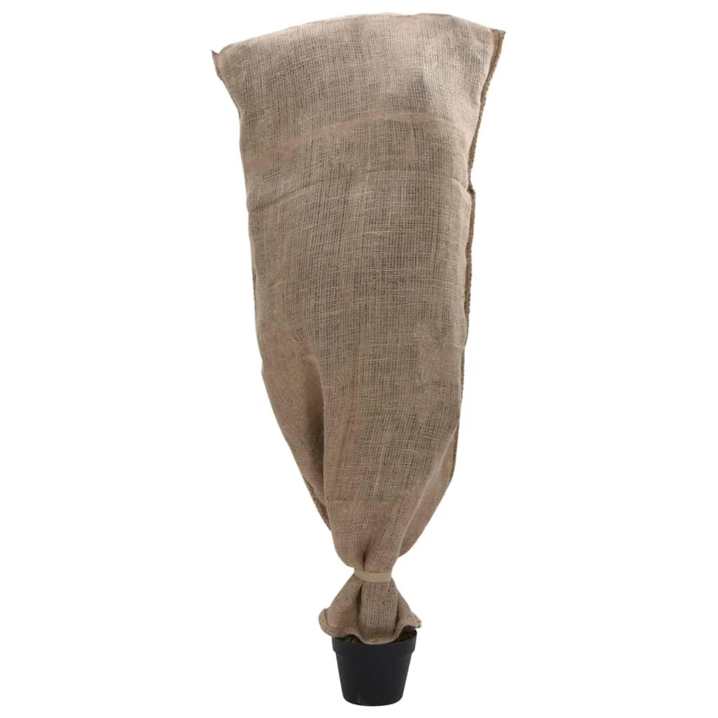 Brokky 155780 Sacchi di Iuta 10pz 65x135 cm 100% Iuta 220 gsm Sacco di Iuta Grande, Sacco di Patate, antigelo per Piante, svernamento, Sacco da Giardino, Sacchetto di Iuta Multifunzionale, Resistente