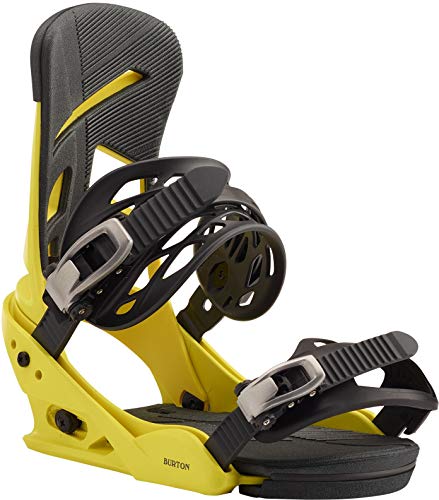 Burton Mission Snowboard Bindings Mens Sz L (10+) Grellow